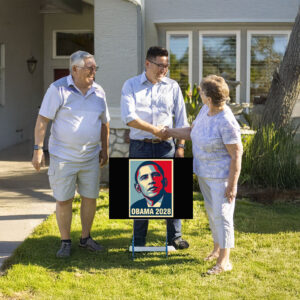 Barack Obama for President Election, Obama 2028 Yard Sign