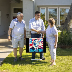 Donkconnects Obama 2028 Yard Sign