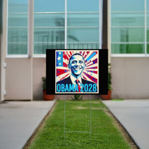 Donkconnects Obama 2028 Yard Sign