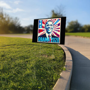 Donkconnects Obama 2028 Yard Sign