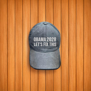 Embroidered Obama 2028 Let's Fix This Hat