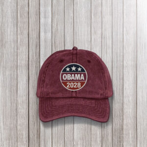 Embroidered Obama 2028 Wash Hat
