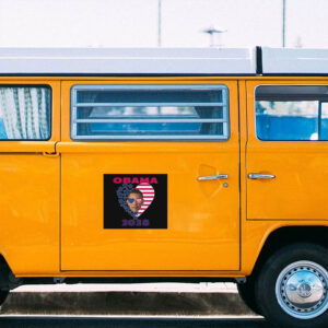 Funny Obama Heart, Patriotic Sticker
