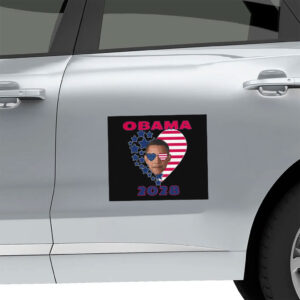 Funny Obama Heart, Patriotic Sticker