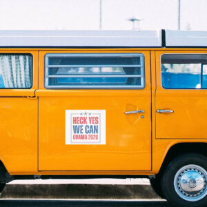 Heck Yes We Can, Obama 2028 Sticker