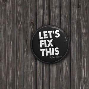 Let's Fix This Obama 2028 Pin Button