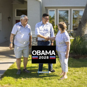 Michelle Barack Obama For President 2028 Yard Sign