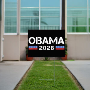 Michelle Barack Obama For President 2028 Yard Sign