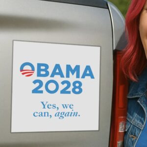 OBAMA 2028 Yes, We can, again Car Magnet