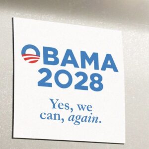 OBAMA 2028 Yes, We can, again Car Magnet