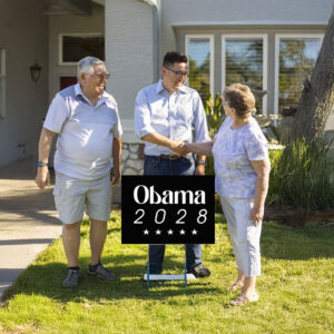 OBAMA 2028 anti Trump Yard Signs