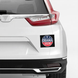 Obama 2028 Campaign Logo Sticker