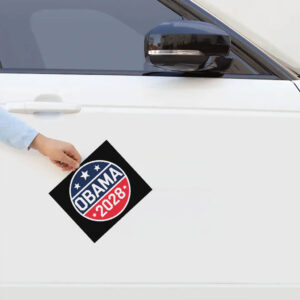 Obama 2028 Campaign Logo Sticker