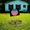 Obama 2028 Campaign Logo Yard Sign