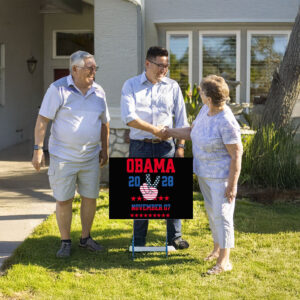 Obama 2028, Election Day Yard Sign