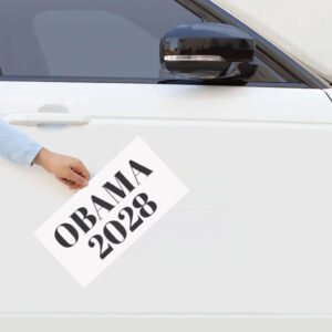 Obama 2028, Gift for Activists, Political Campaign Sticker