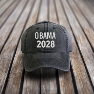 Obama 2028 HAT, Presidential Race Wash Hat