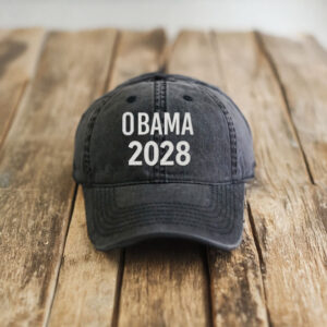 Obama 2028 HAT, Presidential Race Wash Hat