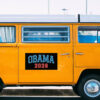 Obama 2028 Let's Fix This Flag usa Sticker