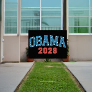 Obama 2028 Let's Fix This Flag usa Yard Sign