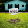 Obama 2028 Let's Fix This Floral Yard Sign