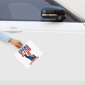 Obama 2028 Let's Fix This, Funny Vote Hope Change Sticker