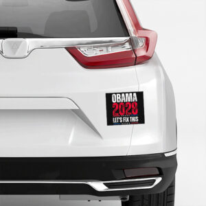 Obama 2028 Let’s Fix This, Patriotic Election Sublimation Sticker