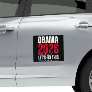 Obama 2028 Let’s Fix This, Patriotic Election Sublimation Sticker