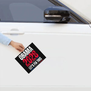 Obama 2028 Let’s Fix This, Patriotic Election Sublimation Sticker