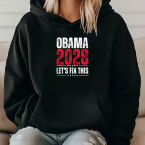 Obama 2028 Let’s Fix This, Patriotic Election Sublimation T-Shirt