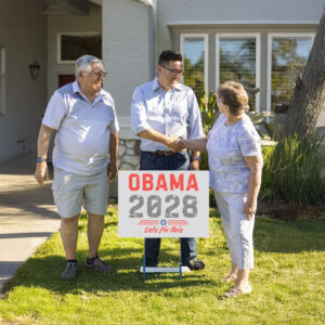 Obama 2028 Let's Fix This, Presidential Election Yard Sign
