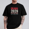 Obama 2028 Let's Fix This, Retro Political Shirt