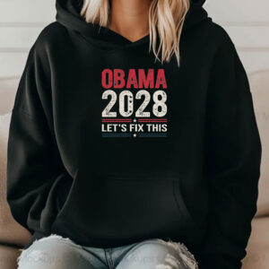 Obama 2028 Let's Fix This, Retro Political Shirt