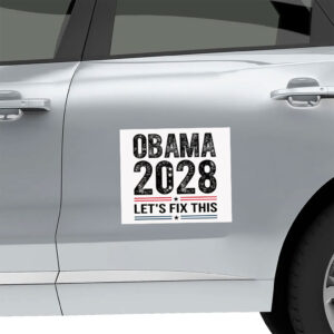 Obama 2028 Let's Fix This Sticker