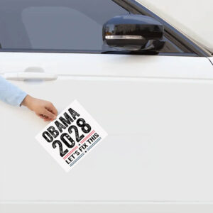 Obama 2028 Let's Fix This Sticker