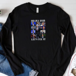 Obama 2028 Let's Fix This T-Shirt