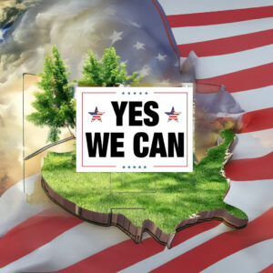 Obama 2028 Let's Fix This Yard Sign