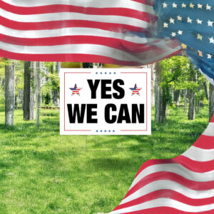 Obama 2028 Let's Fix This Yard Sign