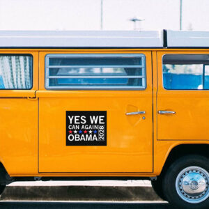 Obama 2028, Presidential Race Third Term Democracy Wins Sticker