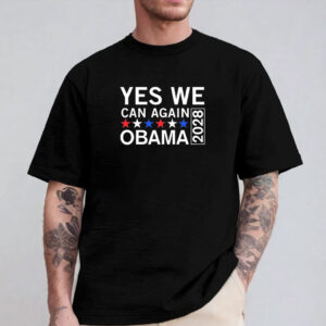 Obama 2028, Presidential Race Third Term Democracy Wins T-Shirt