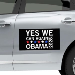 Obama 2028, Presidential Race Third Term Democracy Wins Tee Sticker