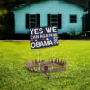 Obama 2028, Presidential Race Third Term Democracy Wins Tee Yard Sign
