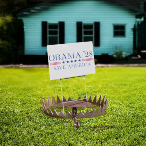 Obama 2028 Save America, Funny Political Democrat Yard Sign