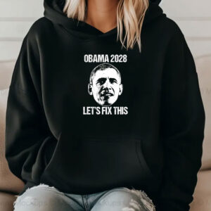 Obama 2028 Shirt, Let's Fix This, Republican Shirt