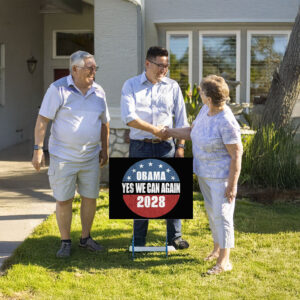 Obama 2028 Sign, Yes We Can Again Yard Sign