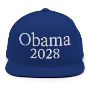 Obama 2028 Snapback Hat