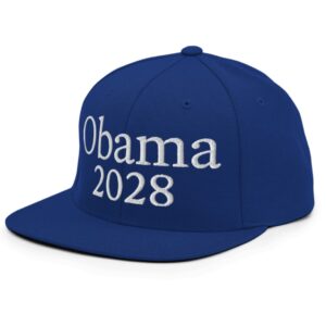Obama 2028 Snapback Hat