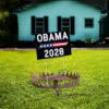 Obama 2028 Stars and Stripes Yard Sign