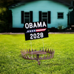 Obama 2028 Stars and Stripes Yard Sign