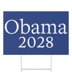 Obama 2028 Yard Sign